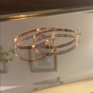 Lucky Brand oval hoops